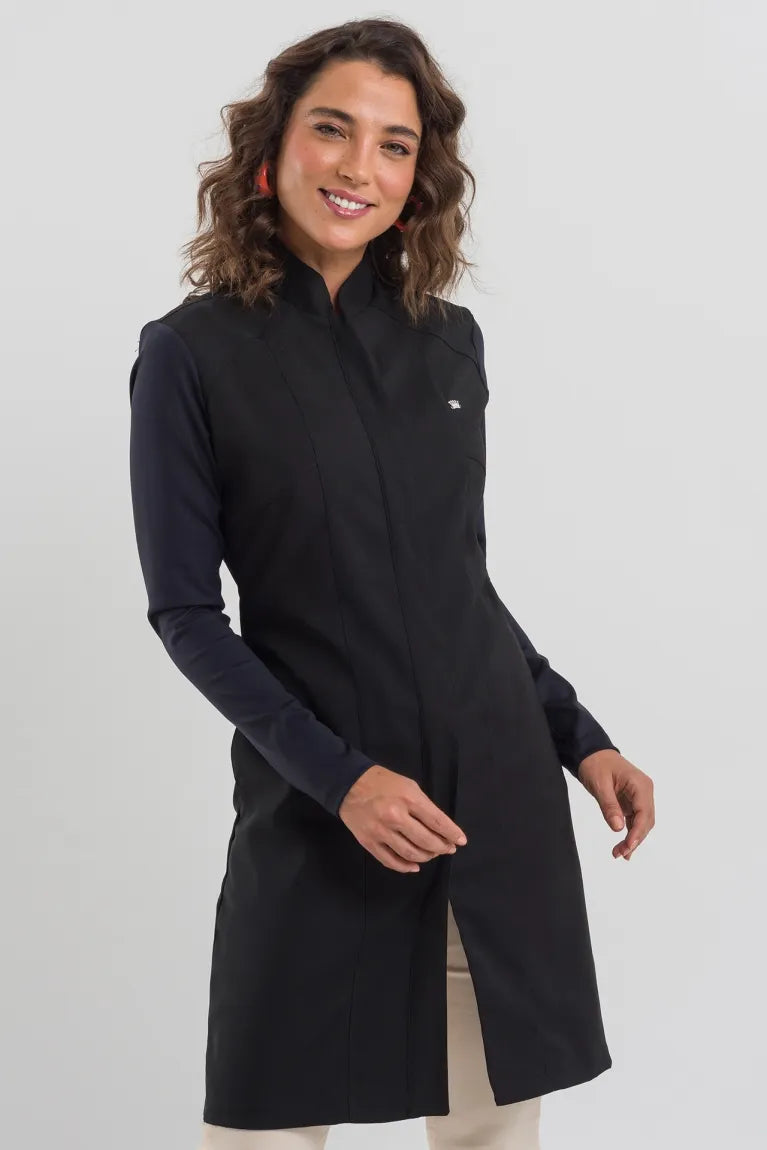 Dra Cherie Women's Black Charlotte Lab Coat – Coats & Scrubs