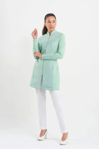 Thumbnail for Coats & Scrubs Women's Carmel Mint Lab Coat