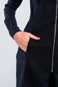 Thumbnail for Coats & Scrubs Women's Carmel Black  Lab Coat