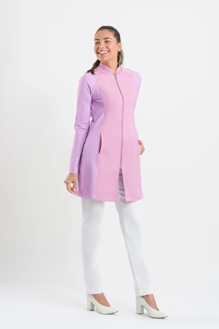 Coats & Scrubs Women's Carmel Lilac Lab Coat
