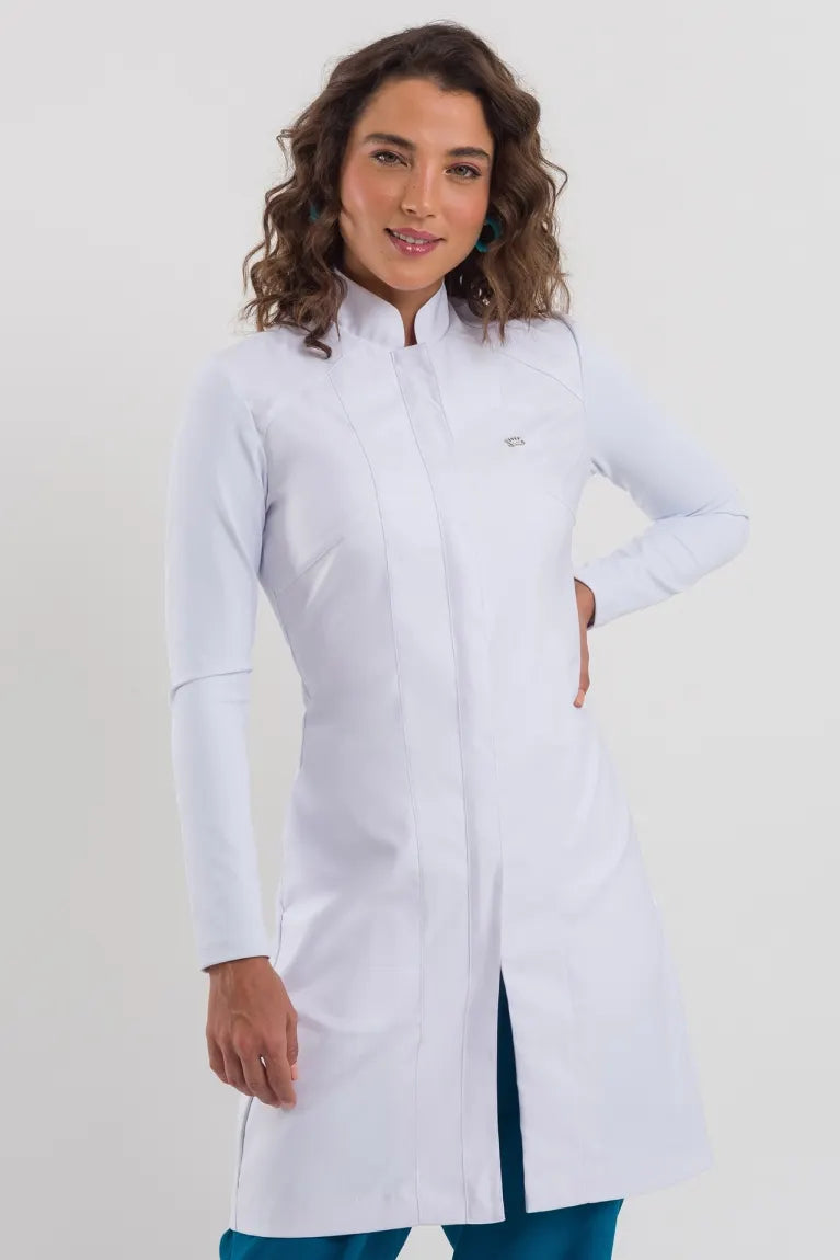 Dra Cherie Women’s White Charlotte Lab Coat