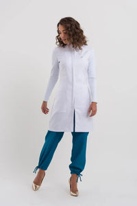 Thumbnail for Dra Cherie Women’s White Charlotte Lab Coat