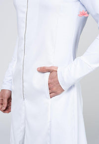 Thumbnail for Dra Cherie Men's White Carmel Lab Coat