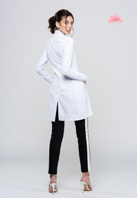 Thumbnail for Dra Cherie Women's White Carmel Lab Coat
