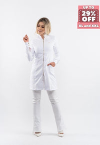Thumbnail for Coats & Scrubs Women's Hawaii White Lab Coat